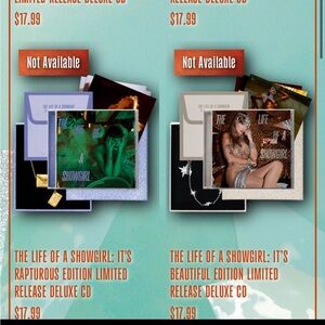 The Life of a Showgirl: Its Rapturous Edition Deluxe CD